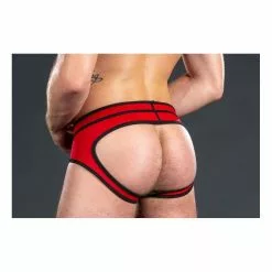 MR-S-LEATHER Neo Bold Full Access Brief Rouge -Poppers et Leather Cleaners Soldes neo bold full access brief rouge 2