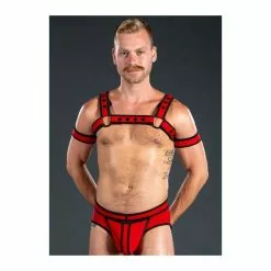 MR-S-LEATHER Neo Bold Full Access Brief Rouge -Poppers et Leather Cleaners Soldes neo bold full access brief rouge 3