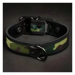 MR-S-LEATHER Neo Bold Puppy Collar Camouflage