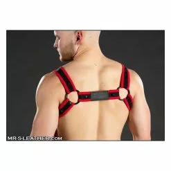 MR-S-LEATHER Neo Carbon Crossbow Harnais Rouge 2.0 -Poppers et Leather Cleaners Soldes neo carbon crossbow harnais rouge 5