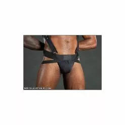 MR-S-LEATHER Neo Carbon Jockstrap Noir