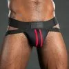 MR-S-LEATHER Neo Carbon Jockstrap Rouge -Poppers et Leather Cleaners Soldes neo carbon jockstrap rouge