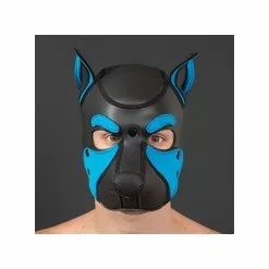 MR-S-LEATHER NEO FRISKY Puppy Hood Aqua -Poppers et Leather Cleaners Soldes neo frisky puppy hood aqua 2