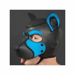 MR-S-LEATHER NEO FRISKY Puppy Hood Aqua