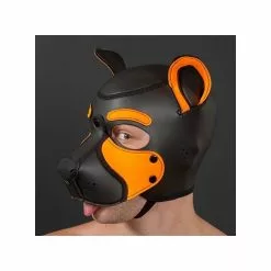 MR-S-LEATHER NEO FRISKY Puppy Hood Orange