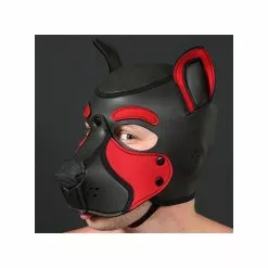 MR-S-LEATHER NEO FRISKY Puppy Hood Rouge