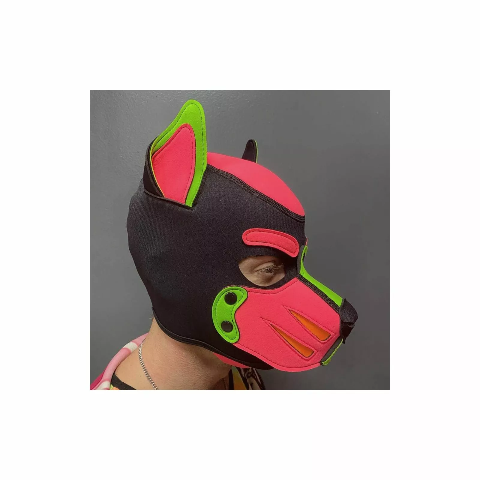 MR-S-LEATHER Neo K9 Puppy Hood Customisée 6 MR-S-LEATHER Neo K9 Puppy Hood Customisée – Image 4