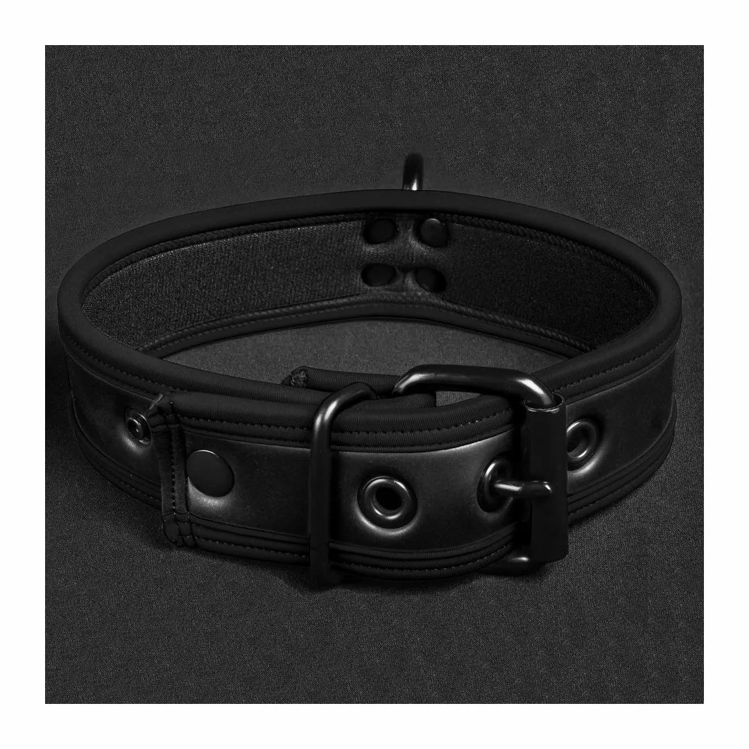 MR-S-LEATHER Neo Puppy Collar Black Black 4 MR-S-LEATHER Neo Puppy Collar Black Black – Image 2