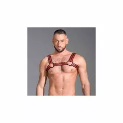 665 Leather & Toys Neoprene Racer Bulldog Rouge