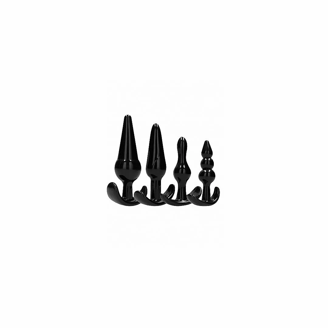 Sono No. 80 - 4-Piece Butt Plug Set - Black 5 Sono No. 80 - 4-Piece Butt Plug Set - Black – Image 3