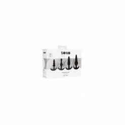 Sono No. 80 - 4-Piece Butt Plug Set - Black