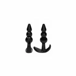 Sono No. 80 - 4-Piece Butt Plug Set - Black 21 Sono No. 80 - 4-Piece Butt Plug Set - Black -Poppers et Leather Cleaners Soldes no 80 4 piece butt plug set black 3