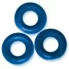 Oxballs OX FAT WILLY Pack De 3 Cockrings Bleus -Poppers et Leather Cleaners Soldes ox fat willy pack de 3 cockrings bleus