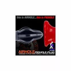 Oxballs Plug à Ailettes AIRHOLE Eggplant -Poppers et Leather Cleaners Soldes plug airhole eggplant finned 2