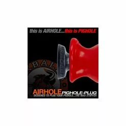 Oxballs Plug à Ailettes AIRHOLE Red -Poppers et Leather Cleaners Soldes plug airhole finned red 5