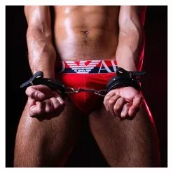 DARK-LINE Premium Padded Handcuffs Black