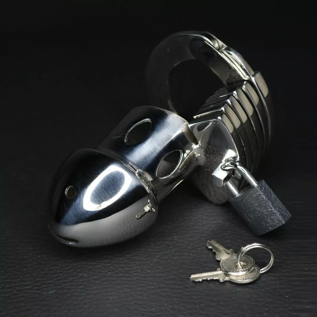DARK-LINE PRISON BIRD Cage De Chasteté Ajustable 5 DARK-LINE PRISON BIRD Cage De Chasteté Ajustable – Image 3