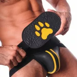 DARK-LINE Puppy Paw Leather Paddle Jaune -Poppers et Leather Cleaners Soldes puppy paw leather paddle jaune 5