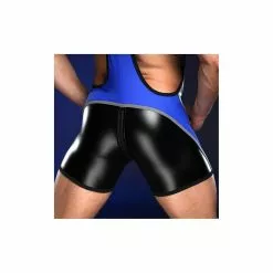 MR-S-LEATHER Reflector Backzip Singlet -Poppers et Leather Cleaners Soldes reflector backzip singlet 2