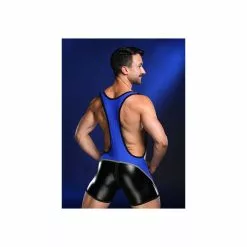 MR-S-LEATHER Reflector Backzip Singlet -Poppers et Leather Cleaners Soldes reflector backzip singlet 3