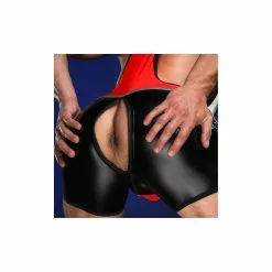 MR-S-LEATHER Reflector Backzip Singlet -Poppers et Leather Cleaners Soldes reflector backzip singlet 5