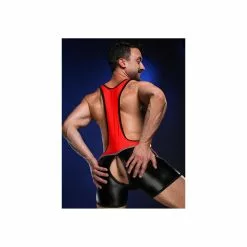 MR-S-LEATHER Reflector Backzip Singlet -Poppers et Leather Cleaners Soldes reflector backzip singlet 8
