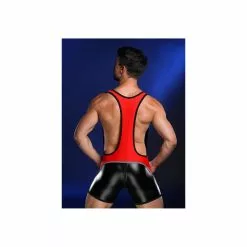 MR-S-LEATHER Reflector Backzip Singlet -Poppers et Leather Cleaners Soldes reflector backzip singlet 9