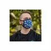 MR-S-LEATHER Reversible Hanky Face Mask - Bone Blue -Poppers et Leather Cleaners Soldes reversible hanky face mask bone blue