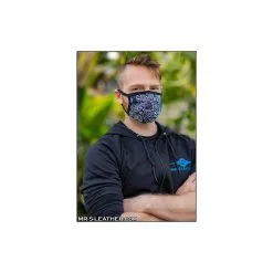 MR-S-LEATHER Reversible Hanky Face Mask - Navy -Poppers et Leather Cleaners Soldes reversible hanky face mask navy 1