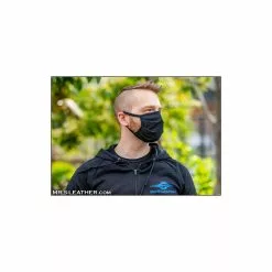 MR-S-LEATHER Reversible Hanky Face Mask - Navy -Poppers et Leather Cleaners Soldes reversible hanky face mask navy 7