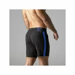Locker Gear SHORT MESH Noir Et Bleu 9 Locker Gear SHORT MESH Noir Et Bleu -Poppers et Leather Cleaners Soldes short mesh bleu 3