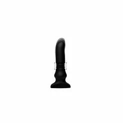 XR Brands Silicone Vibrating & Thrusting Plug Télécommandé