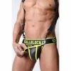 CellBlock13 STALLION Jockstrap Néo Avec C-Ring Jaune -Poppers et Leather Cleaners Soldes stallion jockstrap neoprene avec c ring 5