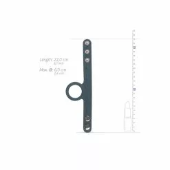 EDC Strap Ajustable Cock & Ball Silicone S/M -Poppers et Leather Cleaners Soldes strap ajustable cock ball silicone s m 5