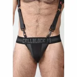 CellBlock13 String Néoprène SPARTAN -Poppers et Leather Cleaners Soldes string neoprene spartan 8