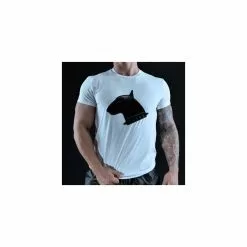 BULL UFG T-Shirt Pit Bull Blanc