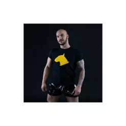BULL UFG T-Shirt Pit Bull Logo Jaune -Poppers et Leather Cleaners Soldes t shirt pit bull logo jaune 5