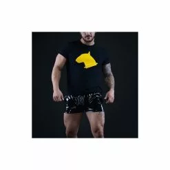 BULL UFG T-Shirt Pit Bull Logo Jaune -Poppers et Leather Cleaners Soldes t shirt pit bull logo jaune 6