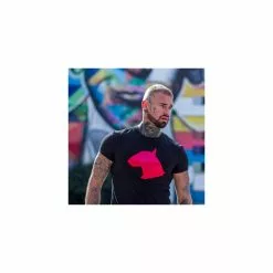 BULL UFG T-Shirt Pit Bull Logo Rouge