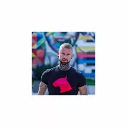 BULL UFG T-Shirt Pit Bull Logo Rouge -Poppers et Leather Cleaners Soldes t shirt pit bull logo rouge 3