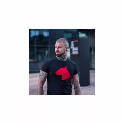 BULL UFG T-Shirt Pit Bull Logo Rouge -Poppers et Leather Cleaners Soldes t shirt pit bull logo rouge 7