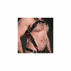 MR-S-LEATHER Harnais Trojan Blanc -Poppers et Leather Cleaners Soldes trojan body harness blanc 4