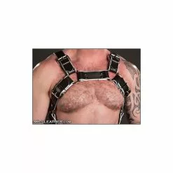 MR-S-LEATHER Harnais Trojan Blanc -Poppers et Leather Cleaners Soldes trojan body harness blanc 6