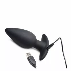 XR Brands Voice Activated 10X Vibrating Butt Plug -Poppers et Leather Cleaners Soldes voice activated 10x vibrating butt plug 11