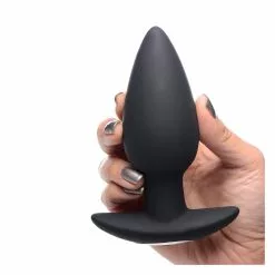 XR Brands Voice Activated 10X Vibrating Butt Plug -Poppers et Leather Cleaners Soldes voice activated 10x vibrating butt plug 12