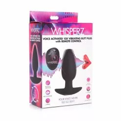 XR Brands Voice Activated 10X Vibrating Butt Plug -Poppers et Leather Cleaners Soldes voice activated 10x vibrating butt plug 14