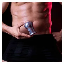 DARK-LINE Funnel With Hollow Plug Steel Large